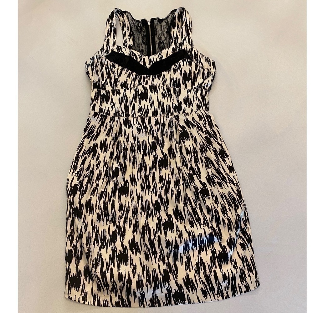 Walter By Walter Baker Abstract Mini Dress, Small - image 1